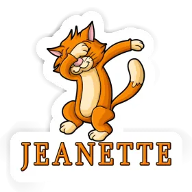 Sticker Jeanette Cat Image