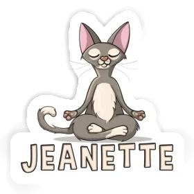 Yoga Sticker Jeanette Image