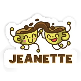 Sticker Coffee Jeanette Image