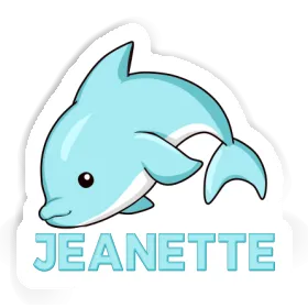 Dolphin Sticker Jeanette Image