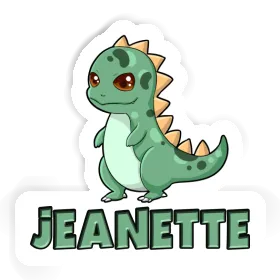 Sticker Jeanette T-Rex Image