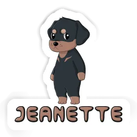 Sticker Jeanette Rottweiler Image