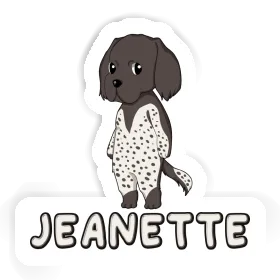 Sticker Small Munsterlander Jeanette Image