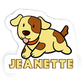 Jeanette Sticker Dog Image