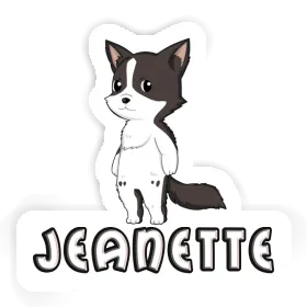 Jeanette Sticker Border Collie Image