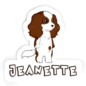 Jeanette Sticker Cavalier King Charles Spaniel Image