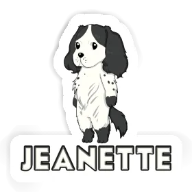 Jeanette Sticker Spaniel Image