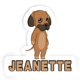 Sticker  Great Dane Jeanette Image