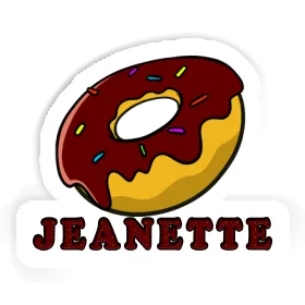 Donut Sticker Jeanette Image