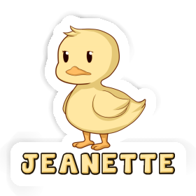 Sticker Duck Jeanette Image