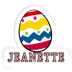 Jeanette Sticker Easter Egg Image