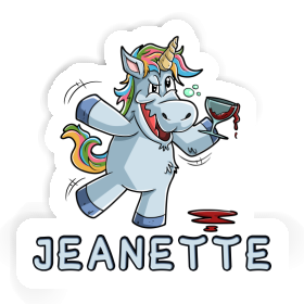 Sticker Jeanette Unicorn Image