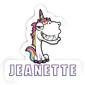 Unicorn Sticker Jeanette Image