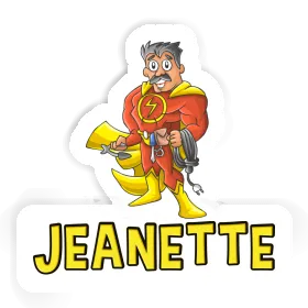 Sticker Electrician Jeanette Image