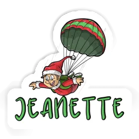 Jeanette Sticker Skydiver Image