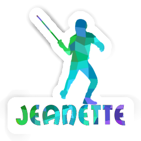 Sticker Jeanette Fencer Image