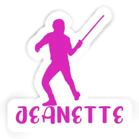 Sticker Jeanette Fencer Image