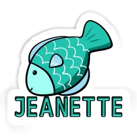 Sticker Fish Jeanette Image