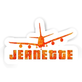 Airplane Sticker Jeanette Image