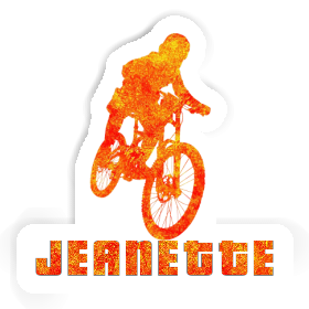 Sticker Freeride Biker Jeanette Image