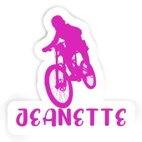 Jeanette Sticker Freeride Biker Image