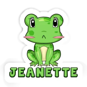 Sticker Frog Jeanette Image