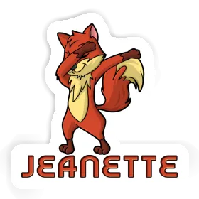 Sticker Jeanette Fox Image