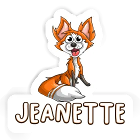 Jeanette Sticker Fox Image