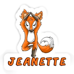 Sticker Yogi Jeanette Image