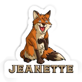 Jeanette Sticker Fox Image