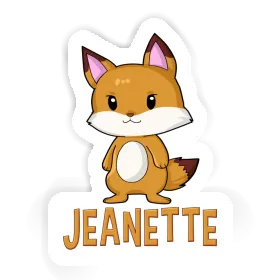 Sticker Jeanette Fox Image