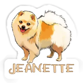 Sticker German Spitz Jeanette Image