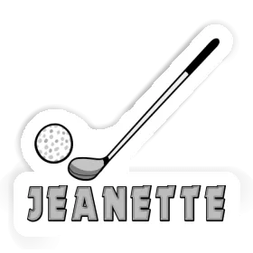 Sticker Golf Club Jeanette Image