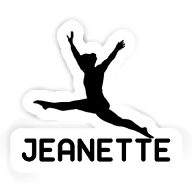 Jeanette Sticker Gymnast Image