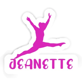 Sticker Gymnast Jeanette Image