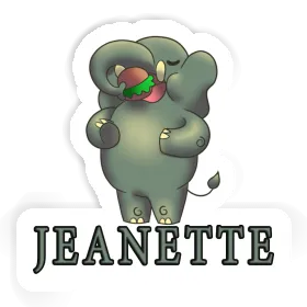 Sticker Hamburger Jeanette Image