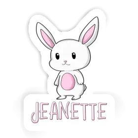 Sticker Jeanette Hare Image