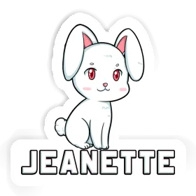 Jeanette Sticker Bunny Image