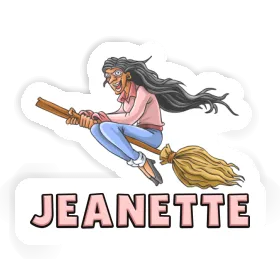 Jeanette Sticker Witch Image