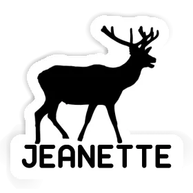 Deer Sticker Jeanette Image