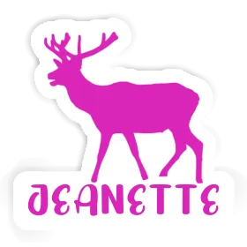 Sticker Deer Jeanette Image