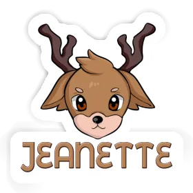 Sticker Deer Jeanette Image