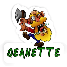 Sticker Lumberjack Jeanette Image