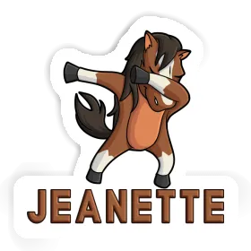 Jeanette Sticker Horse Image