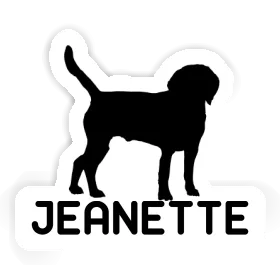 Hound Sticker Jeanette Image