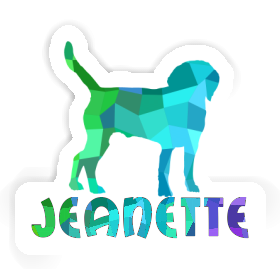 Sticker Jeanette Dog Image