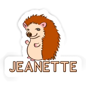 Sticker Hedgehog Jeanette Image