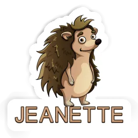 Jeanette Sticker Hedgehog Image