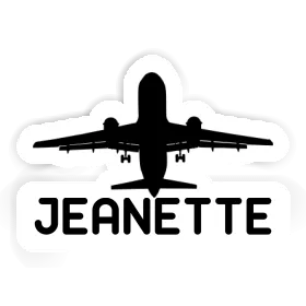 Sticker Jumbo-Jet Jeanette Image