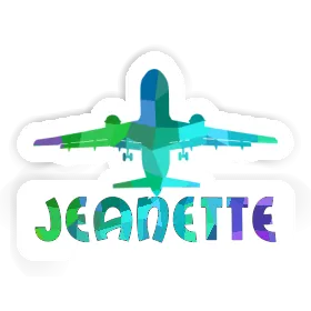 Jumbo-Jet Sticker Jeanette Image